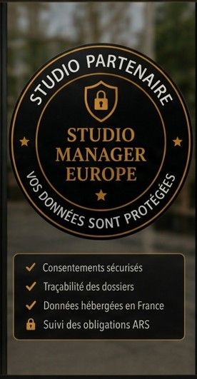 Studio partenaire Studio Manager Europe — Vos données sont protégées